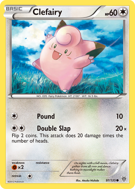 Clefairy 97/135 Common | Plasma Storm | Pokemon Card