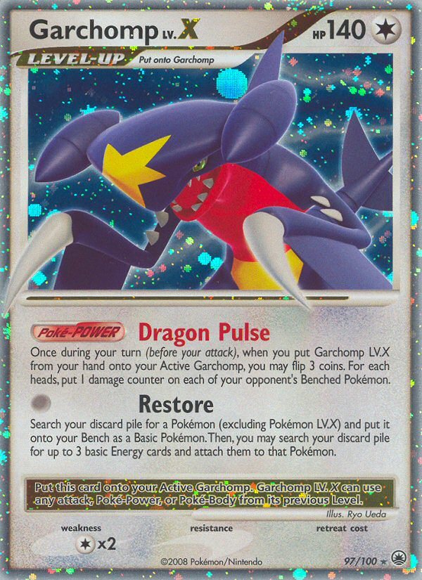 Garchomp LV.X 97/100 Rare Holo LV.X | Majestic Dawn | Pokemon Card