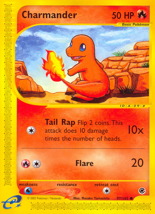 Charmander 97/165 Common | Expedition Base Set | Pokemon Card