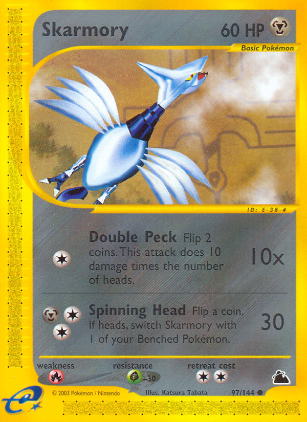 Skarmory 97/144 Common | Skyridge | Pokemon Card