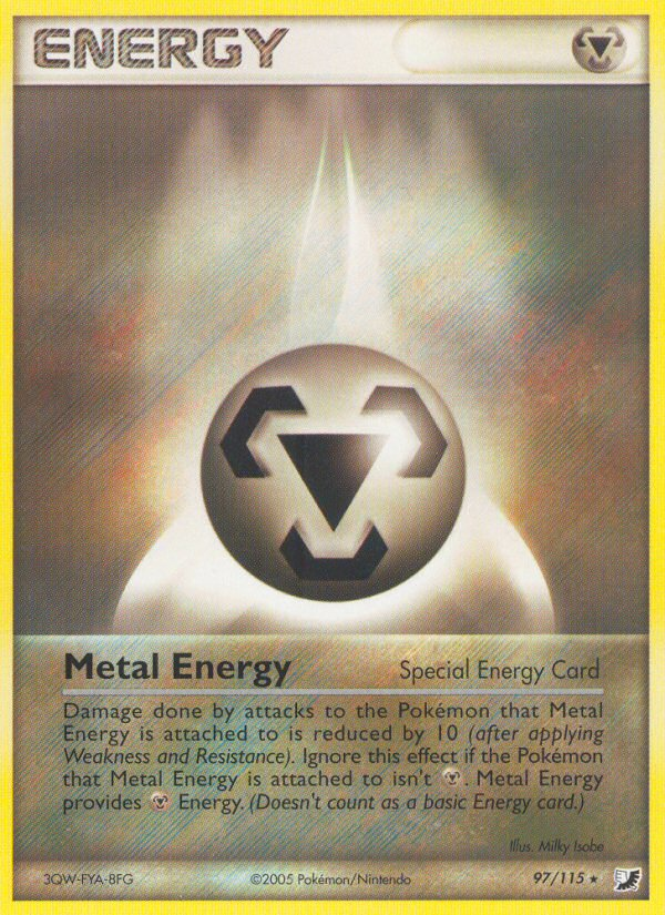 Metal Energy 97/115 Rare | Unseen Forces | Pokemon Card
