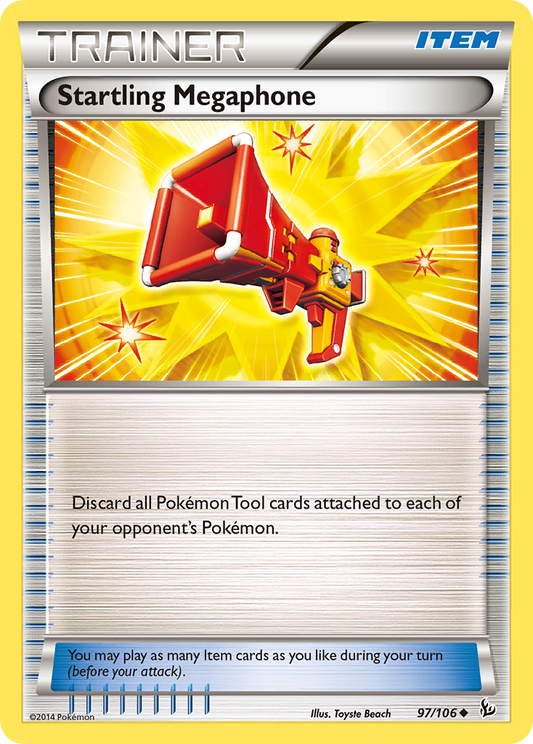 Startling Megaphone 97/106 Uncommon | Flashfire | Pokemon Card