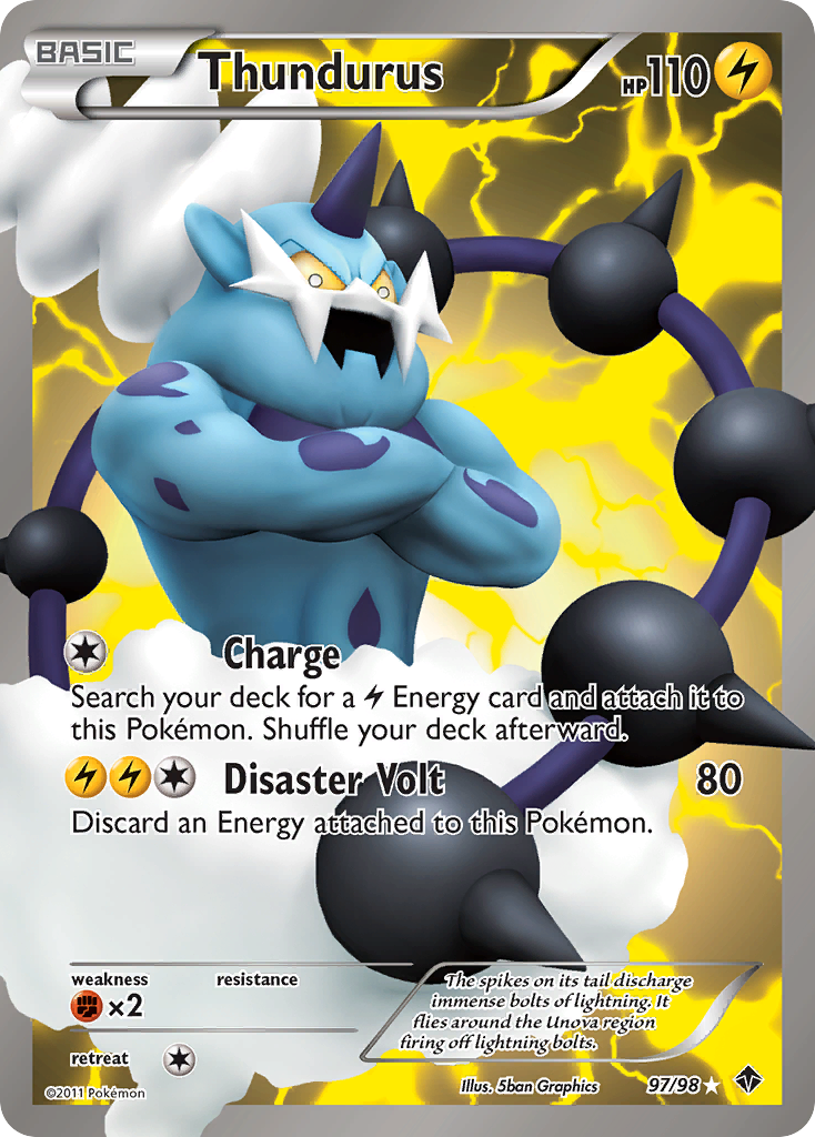 shiny thundurus pokemon card Buy Thundurus | Emerging Powers