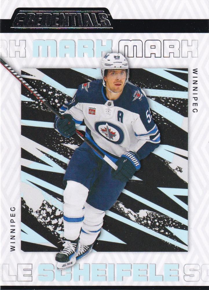 Mark Scheifele #98 Winnipeg Jets | 2023-24 Upper Deck Credentials | NHL Trading Card