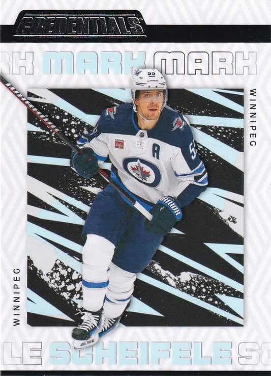 Mark Scheifele #98 Winnipeg Jets | 2023-24 Upper Deck Credentials | NHL Trading Card
