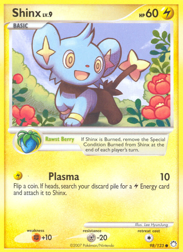 Shinx 98/123 Common | Mysterious Treasures | Pokemon Card