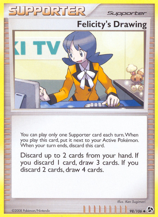 Felicity's Drawing 98/106 Uncommon | Great Encounters | Pokemon Card