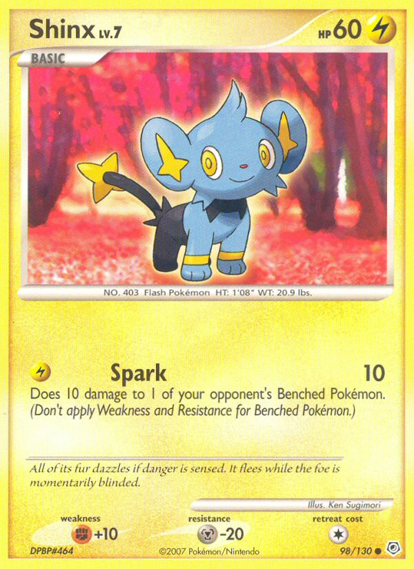 Shinx 98/130 Common | Diamond & Pearl | Pokemon Card