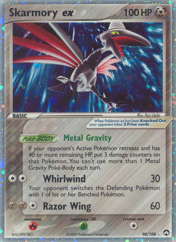 Skarmory ex 98/108 Rare Holo EX | Power Keepers | Pokemon Card