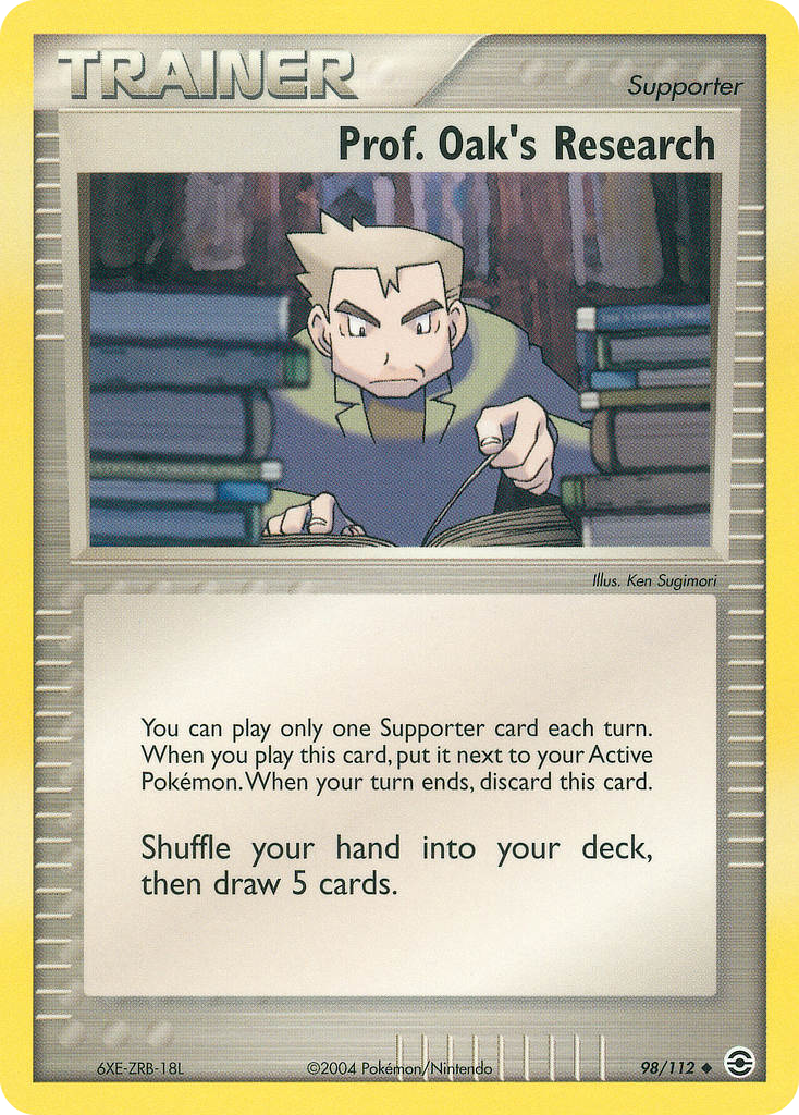 Prof. Oak's Research 98/112 Uncommon | FireRed & LeafGreen | Pokemon Card