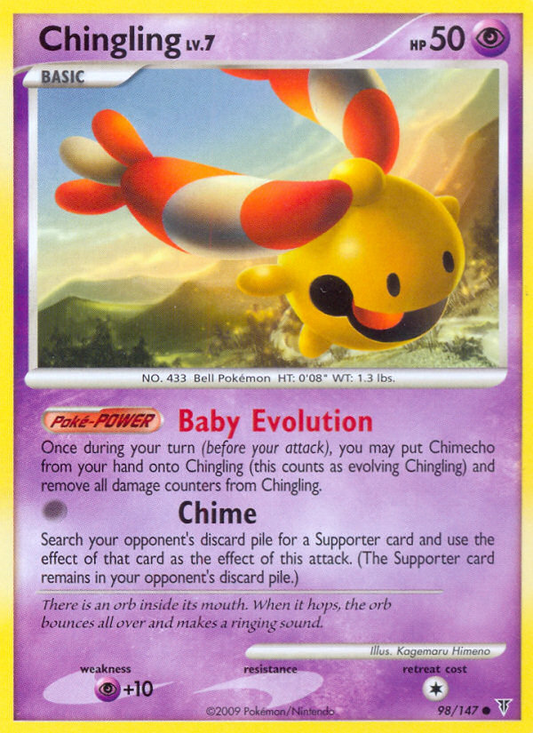 Chingling 98/147 Common | Supreme Victors | Pokemon Card