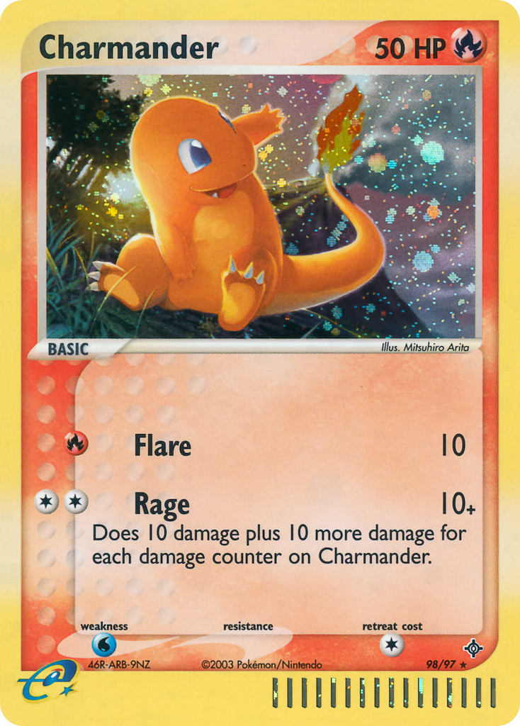 Charmander 98/97 Rare Secret | Dragon | Pokemon Card