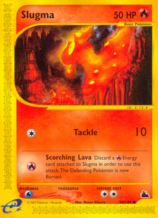 Slugma 98/144 Common | Skyridge | Pokemon Card
