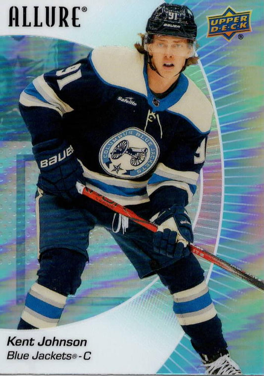 Kent Johnson #99 Columbus Blue Jackets | 2023-24 Upper Deck Allure | NHL Trading Card