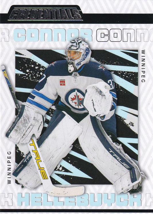 Connor Hellebuyck #99 Winnipeg Jets | 2023-24 Upper Deck Credentials | NHL Trading Card