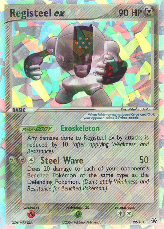 Registeel ex 99/101 Rare Holo EX | Hidden Legends | Pokemon Card
