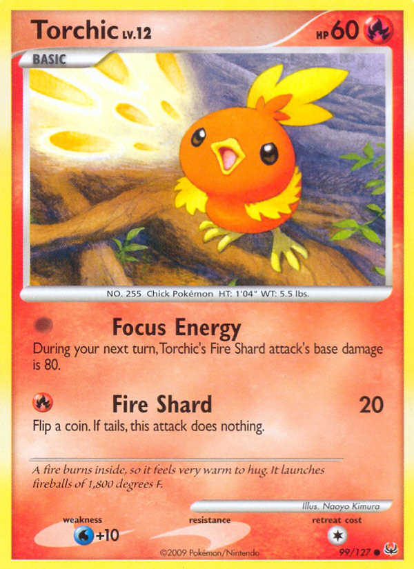 Torchic 99/127 Common | Platinum | Pokemon Card