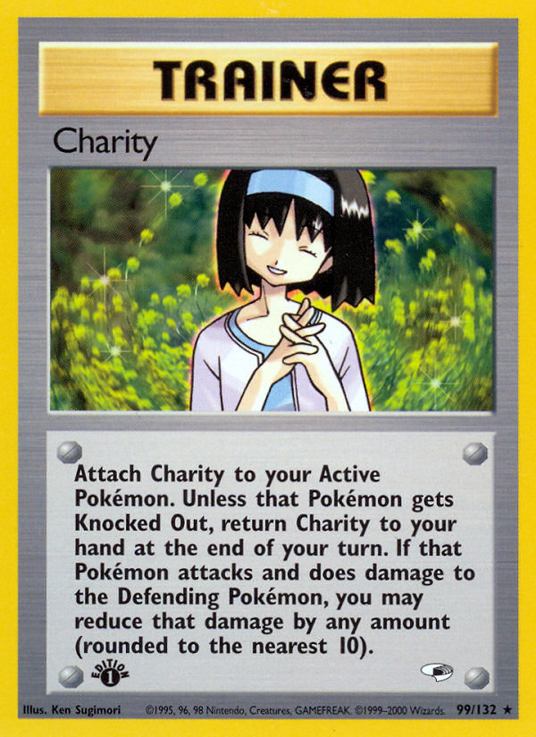 Charity 99/132 Rare | Gym Heroes | Pokemon Card
