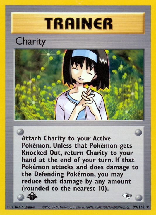 Charity 99/132 Rare | Gym Heroes | Pokemon Card