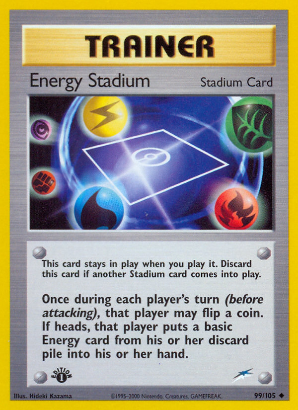 Energy Stadium 99/105 Uncommon | Neo Destiny | Pokemon Card
