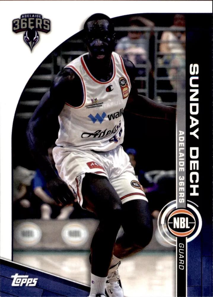 Sunday Dech #9 Adelaide 36ers | 2023-24 Topps NBL | NBL Trading Card