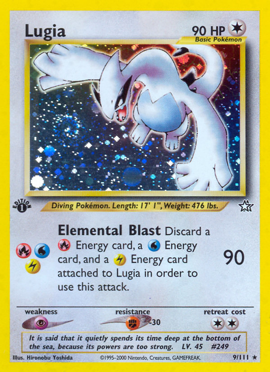 Lugia 9/111 Rare Holo | Neo Genesis | Pokemon Card
