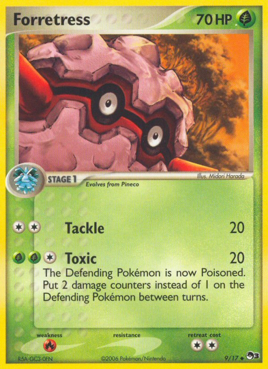 Forretress 9/17 Uncommon | POP Series 3 | Pokemon Card