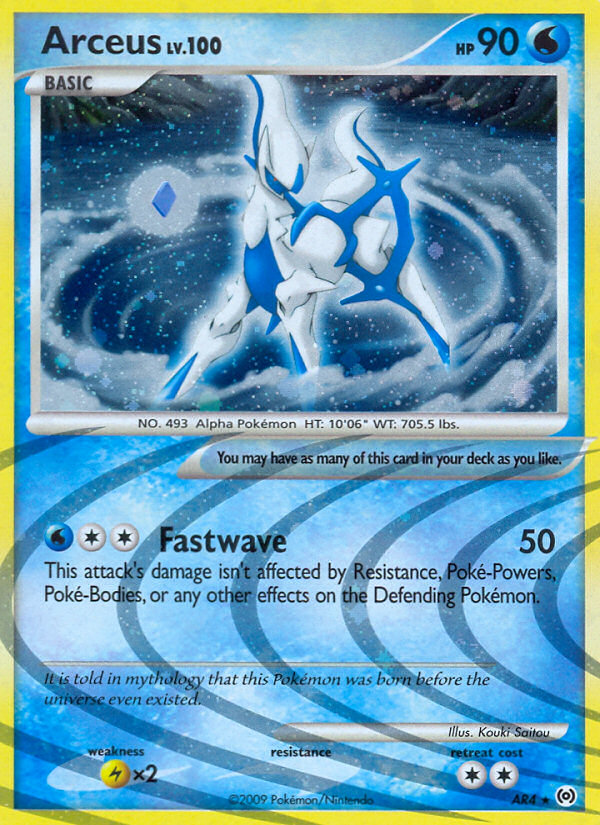 Arceus AR4/99 Rare | Arceus | Pokemon Card