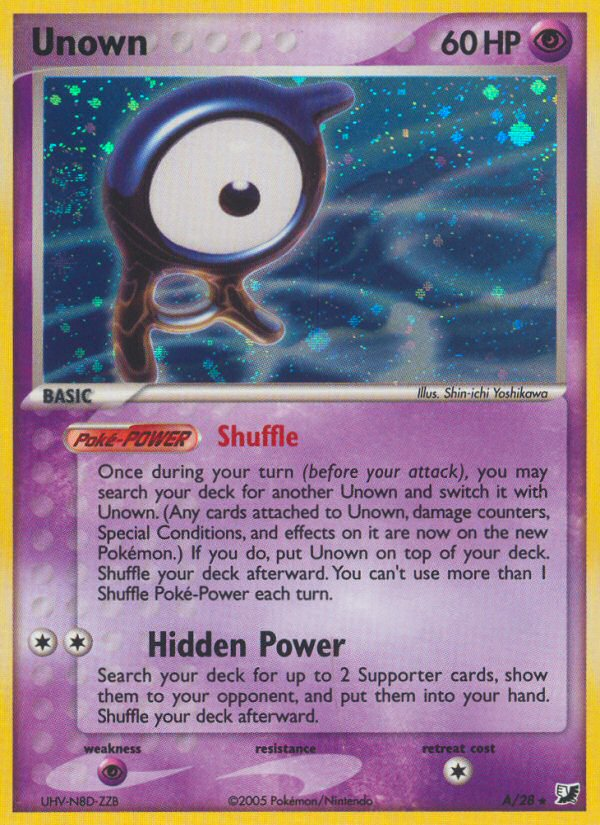 Unown A/115 Rare | Unseen Forces | Pokemon Card