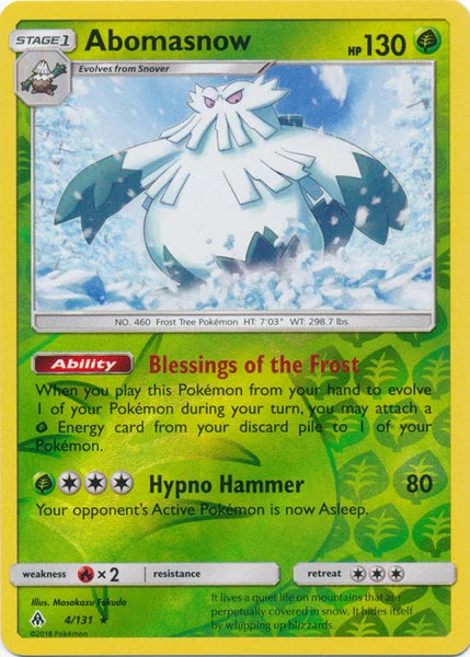 Buy Abomasnow 4/131 Rare | Forbidden Light