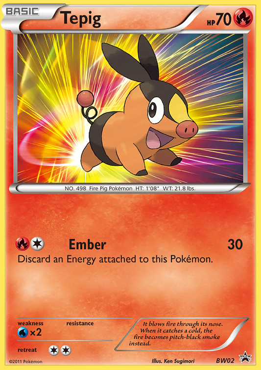 Tepig BW02/101 Promo | BW Black Star Promos | Pokemon Card