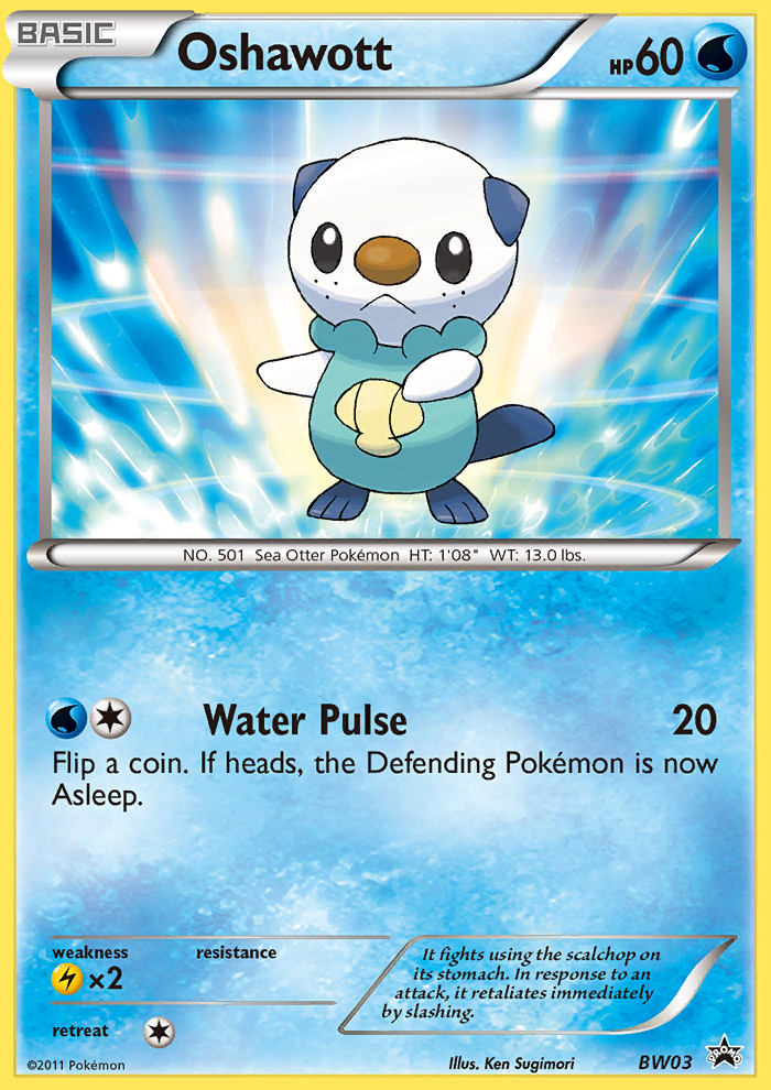 Oshawott BW03/101 Promo | BW Black Star Promos | Pokemon Card
