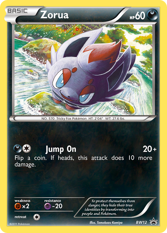 Zorua BW12/101 Promo | BW Black Star Promos | Pokemon Card