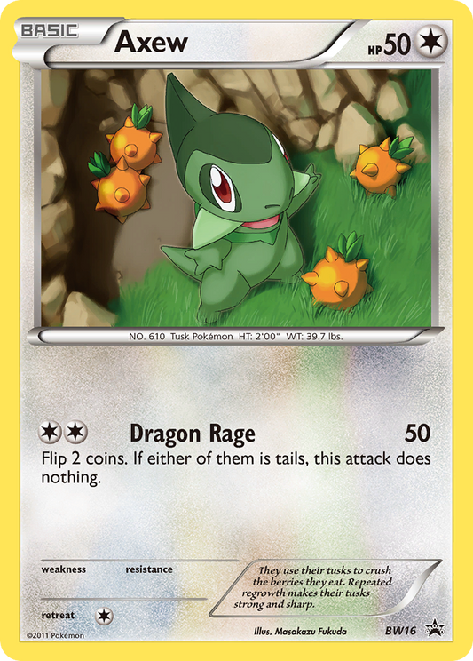Axew BW16/101 Promo | BW Black Star Promos | Pokemon Card