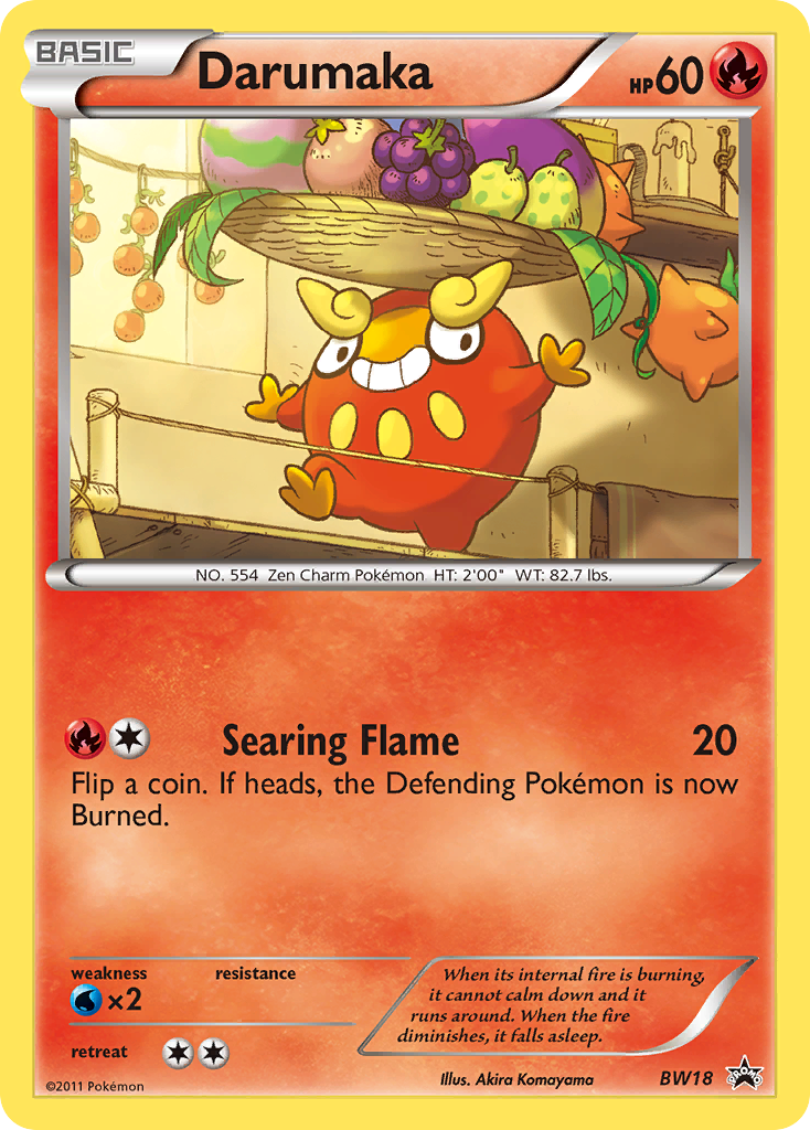 Darumaka BW18/101 Promo | BW Black Star Promos | Pokemon Card