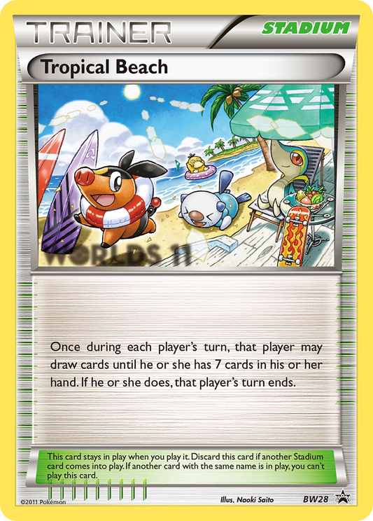 Tropical Beach BW28/101 Promo | BW Black Star Promos | Pokemon Card