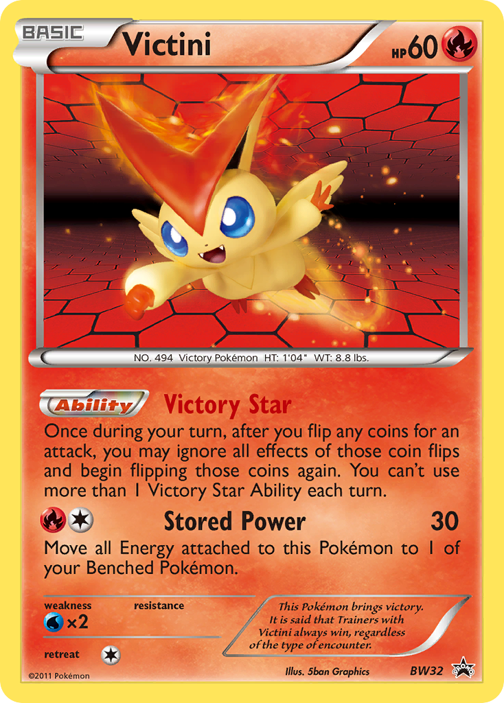 Victini BW32/101 Promo | BW Black Star Promos | Pokemon Card