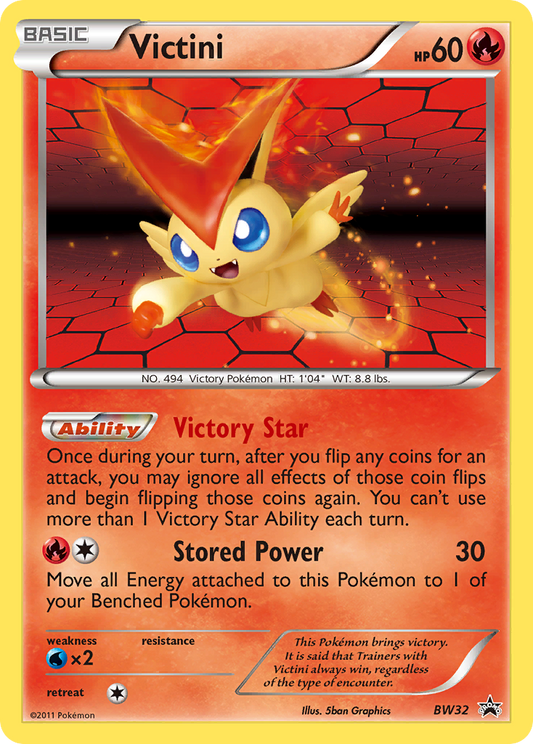 Victini BW32/101 Promo | BW Black Star Promos | Pokemon Card