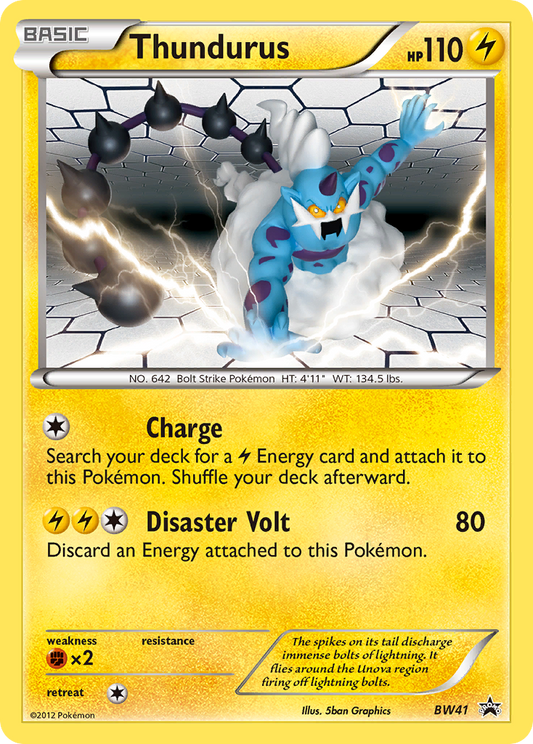 Thundurus BW41/101 Promo | BW Black Star Promos | Pokemon Card