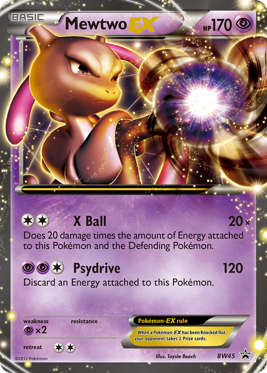 Mewtwo-EX BW45/101 Promo | BW Black Star Promos | Pokemon Card