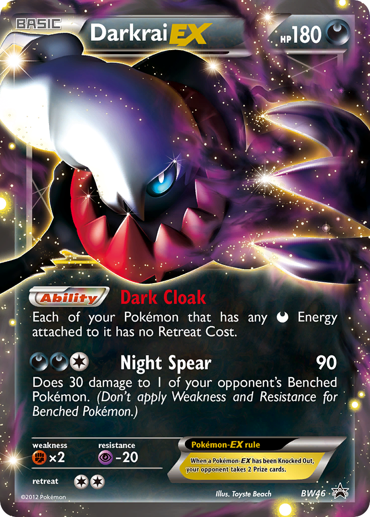 Darkrai-EX BW46/101 Promo | BW Black Star Promos | Pokemon Card