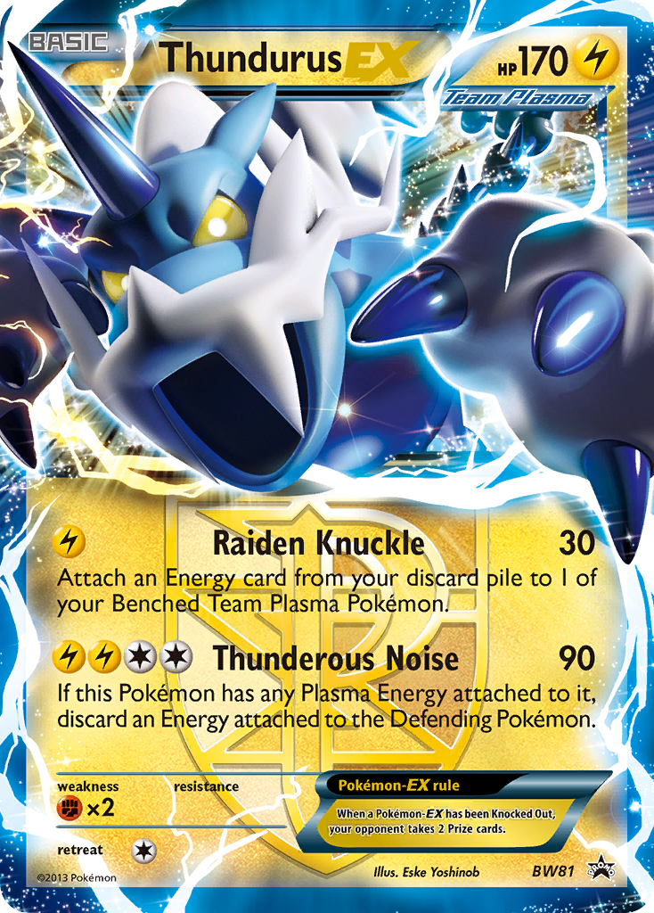 Thundurus-EX BW81/101 Promo | BW Black Star Promos | Pokemon Card