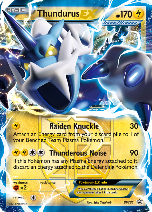Thundurus-EX BW81/101 Promo | BW Black Star Promos | Pokemon Card