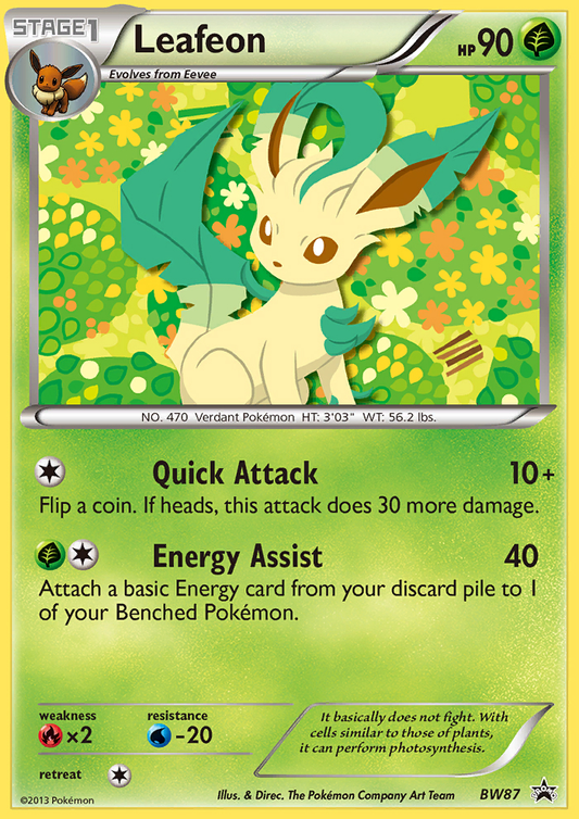 Leafeon BW87/101 Promo | BW Black Star Promos | Pokemon Card