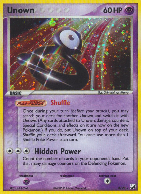 Unown B/115 Rare | Unseen Forces | Pokemon Card