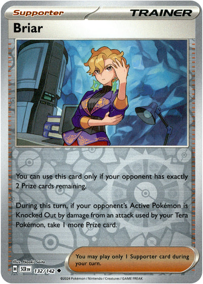 Briar 132/142 Reverse Holo | Stellar Crown | Pokemon Card