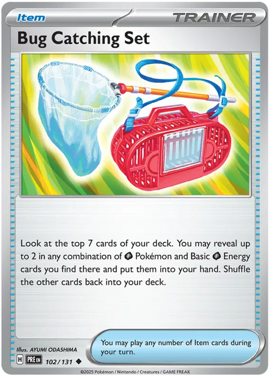 Bug Catching Set 102/131 Reverse Holo | Prismatic Evolutions | Pokemon Card