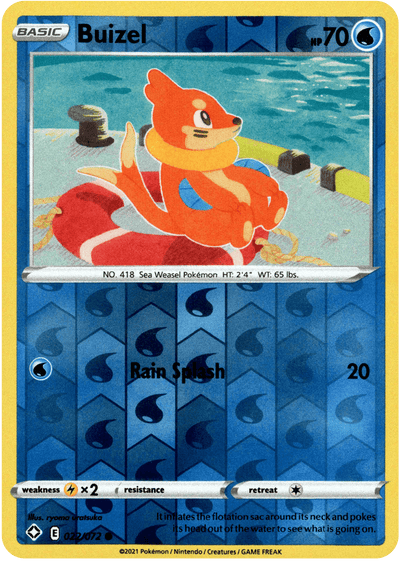 Buizel 22/72 Reverse Holo | Shining Fates | Pokemon Card