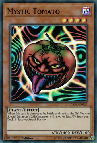 Mystic Tomato - DASA-EN046 Super Rare | Yu-Gi-Oh! Card