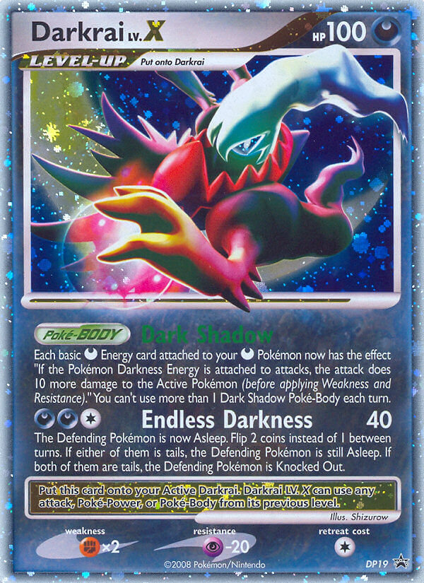 Darkrai LV.X DP19/56 Promo | DP Black Star Promos | Pokemon Card